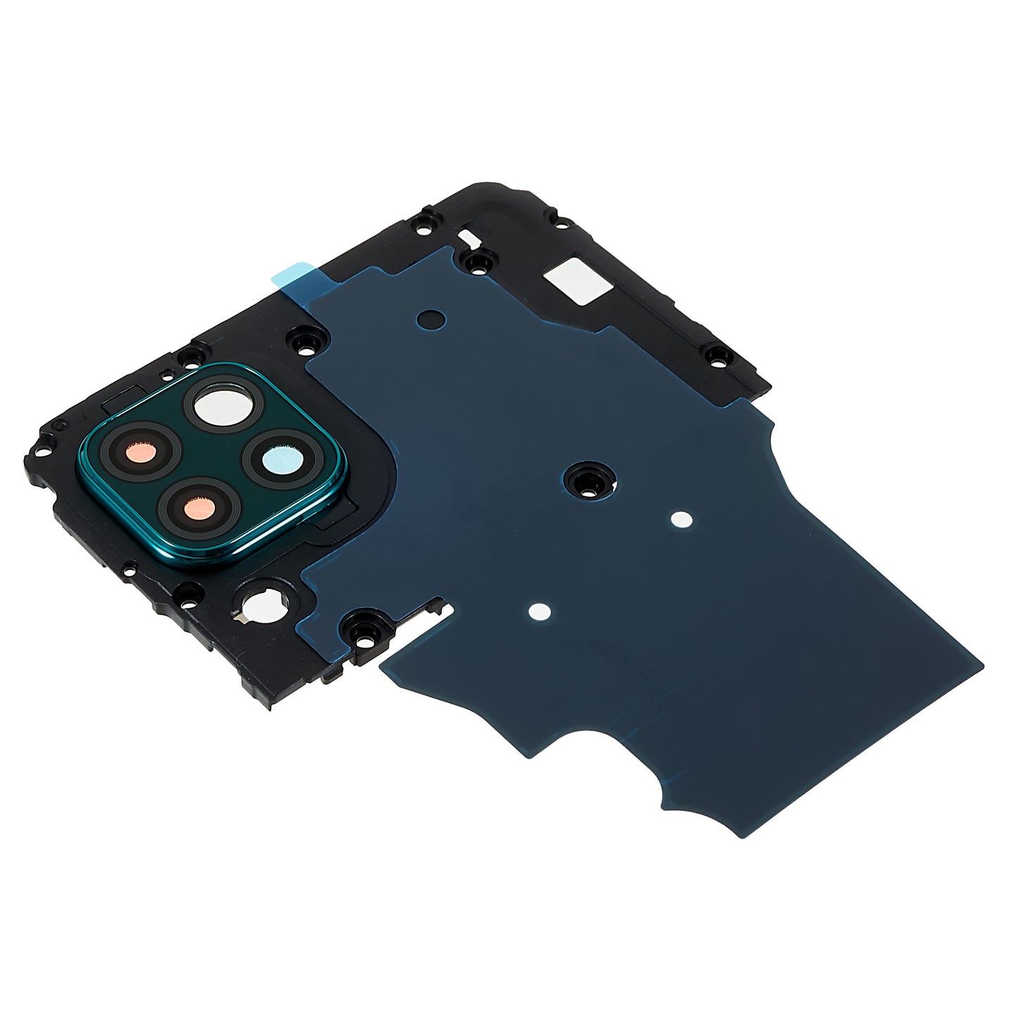 For Huawei P40 lite 4G OEM Mainboard Plate Cover + Camera Lens Ring Cover Part with NFC Function (without Logo)