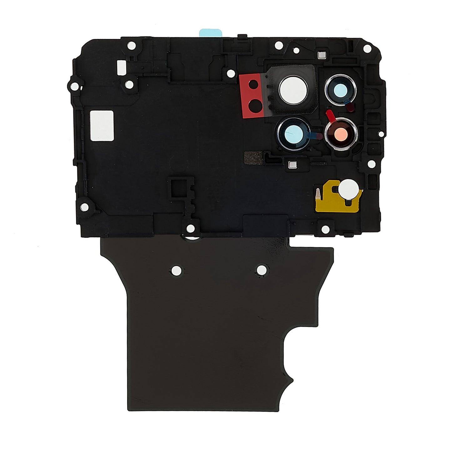 For Huawei P40 lite 4G OEM Mainboard Plate Cover + Camera Lens Ring Cover Part with NFC Function (without Logo)