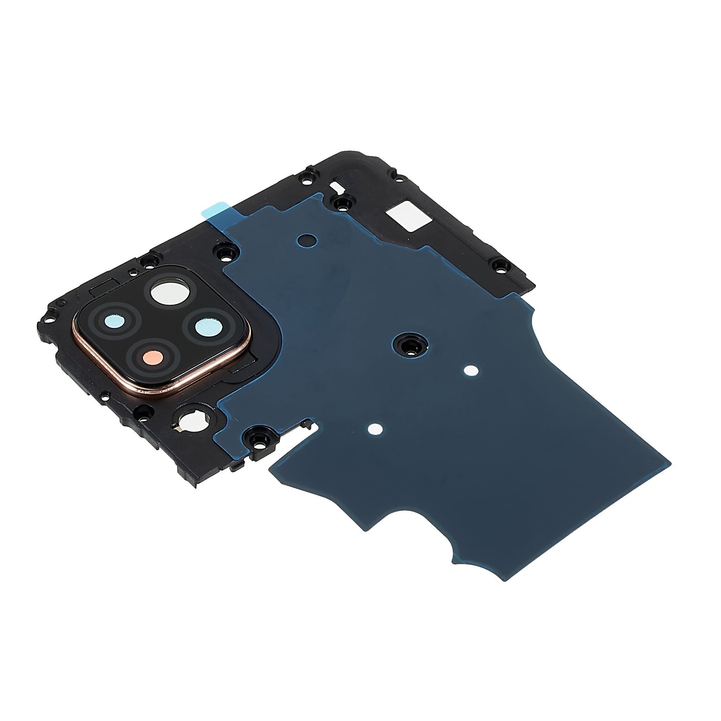 For Huawei P40 lite 4G OEM Mainboard Plate Cover + Camera Lens Ring Cover Part with NFC Function (without Logo)
