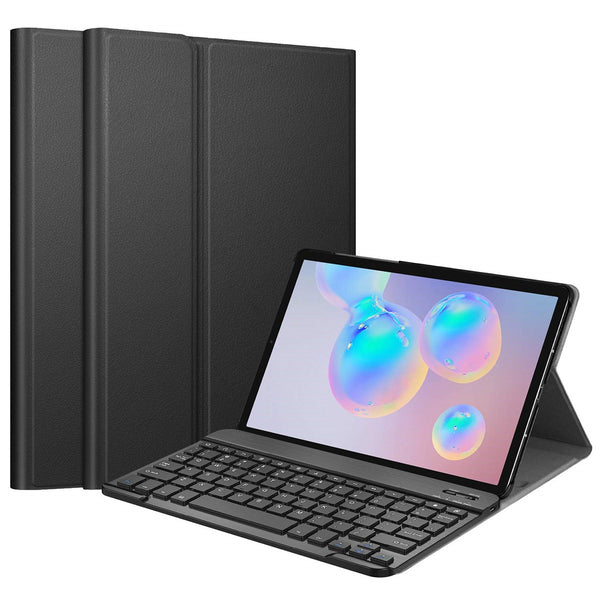 SK-T860 For Samsung Galaxy Tab S6 (SM-T860 / T865) Ultra-Thin Detachable Bluetooth Keyboard + PU Leather Shockproof Case with Magnetic Attach Pencil Holder