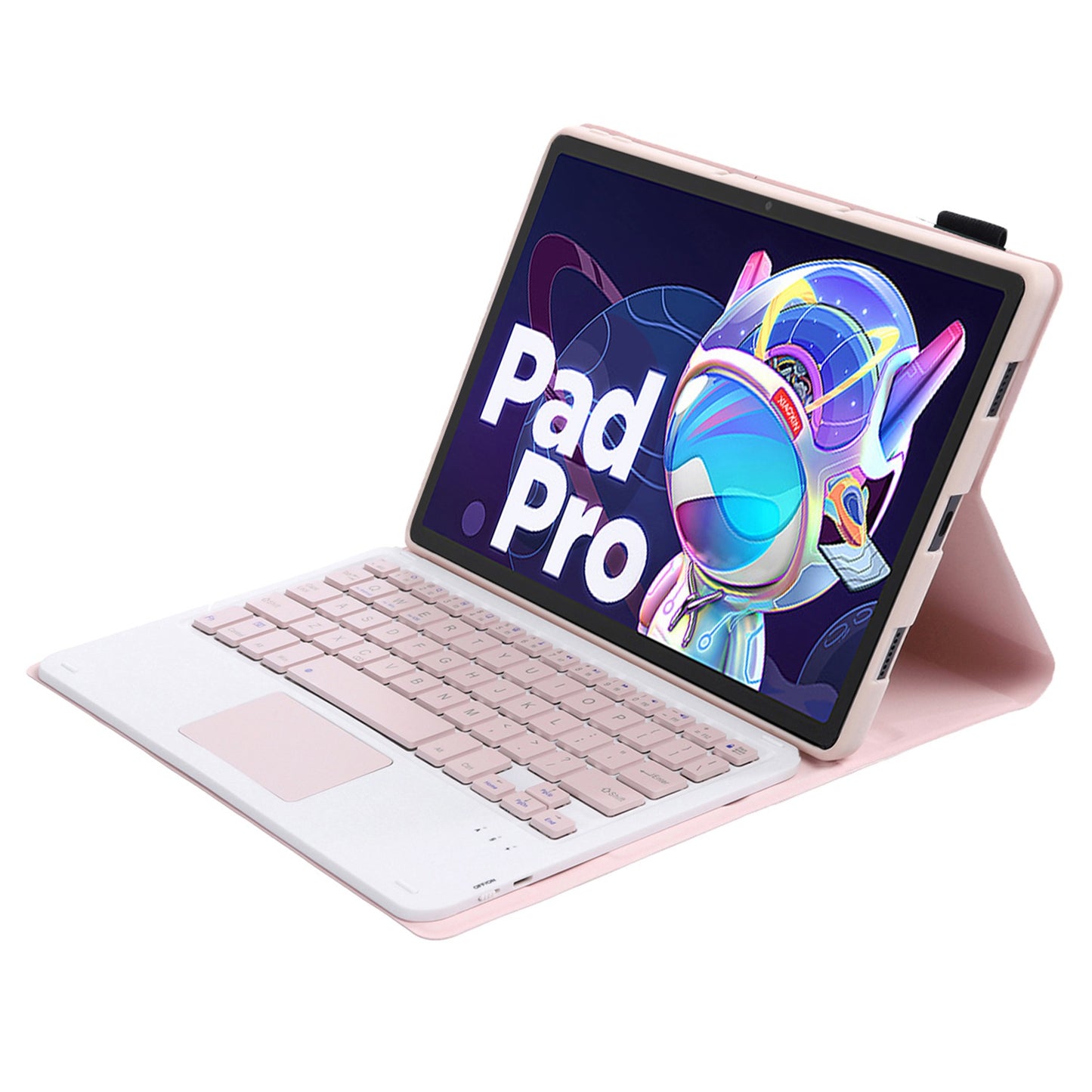 AM18-A For Lenovo Pad Pro 2022 11.2-inch Removable Bluetooth Keyboard Case with TouchPad Anti-Scratch Protective Case