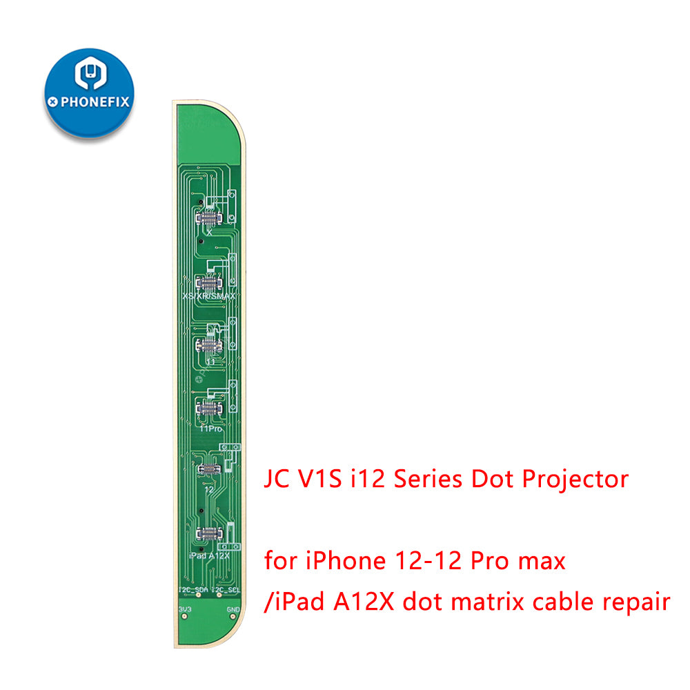 JC V1S Dot Projector Detection Board for iPhone 13 Pro Max/13 Pro/13/13 Mini/12 Pro Max/12 Pro/12/12 mini/11 Pro Max/11 Pro/11/XS Max/XR/XS