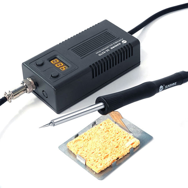 SUNSHINE SS-927D Portable Constant Temperature Soldering Station Electric Soldering Iron Head 75W for BGA Chip Repair Desoldering Station