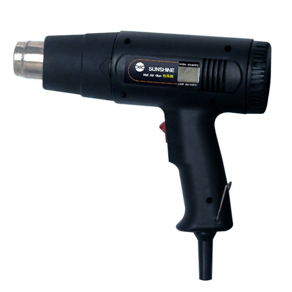 SUNSHINE RS-1800D LCD Display Two Wind Speeds Adjustable Hot Air Welding Gun for Phone Components and Parts Soldering