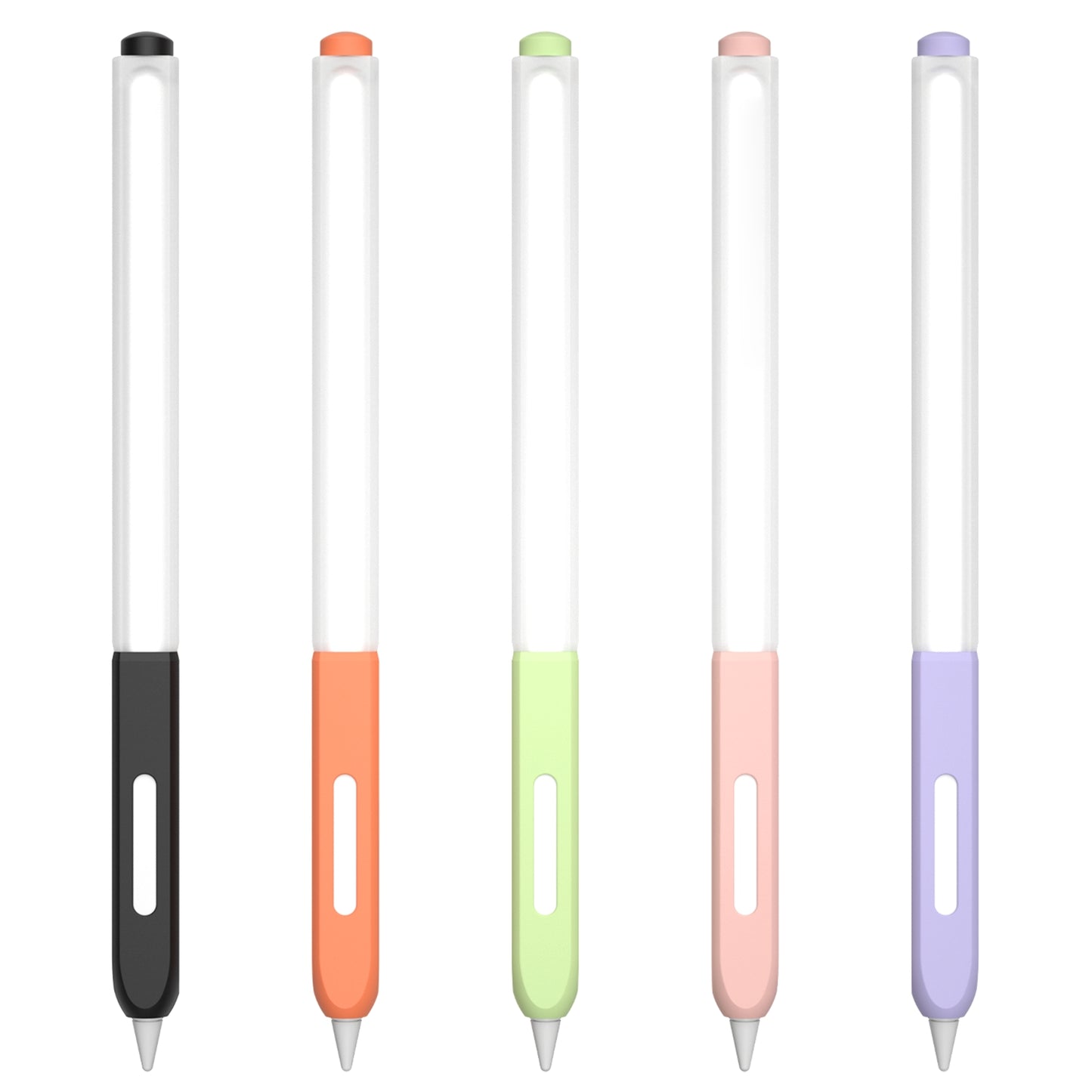 For Apple Pencil (2nd Generation) Jelly Stylus Pen Cover Soft Silicone Anti-drop Protective Sleeve