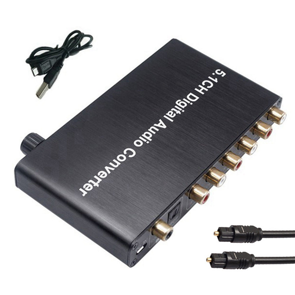AY77 5.1CH Digital Audio Converter DTS / AC3 for DOLBY Decoding SPDIF Input to 5.1 Decoder