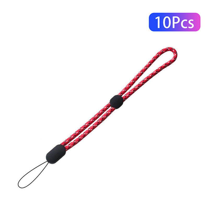 10Pcs / Pack Mobile Phone Anti-drop Adjustable Wrist Rope Cellphone Case Flashlight Power Bank Lanyard