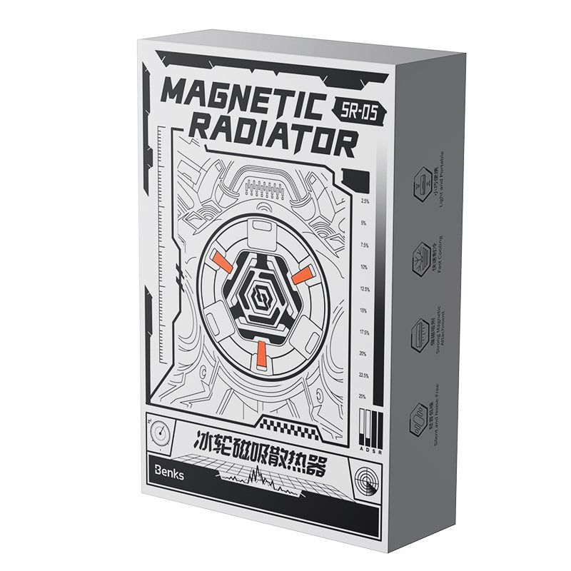 BENKS SR05 for iPhone 12 / 13 Series Magnetic Attraction Radiator Cooling Fan Phone Live Streaming Gaming Heat Dissipation Cooler