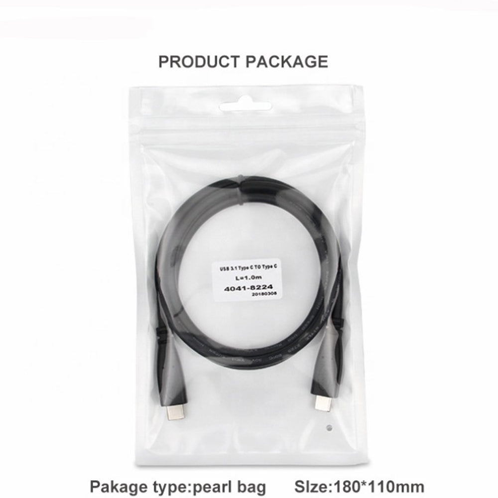 1m USB 3.1 Gen 2 Tipo C SuperSpeed 10Gbps USB-C to USB-C Cable for Data Transmission Fast Charging