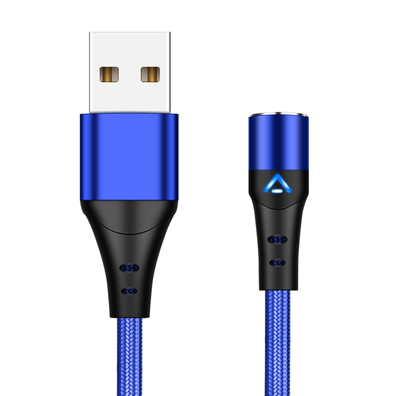 1m 3A Magnetic Attraction Nylon Braided Charging Cable USB Data Cord (No Magnetic Adapter)