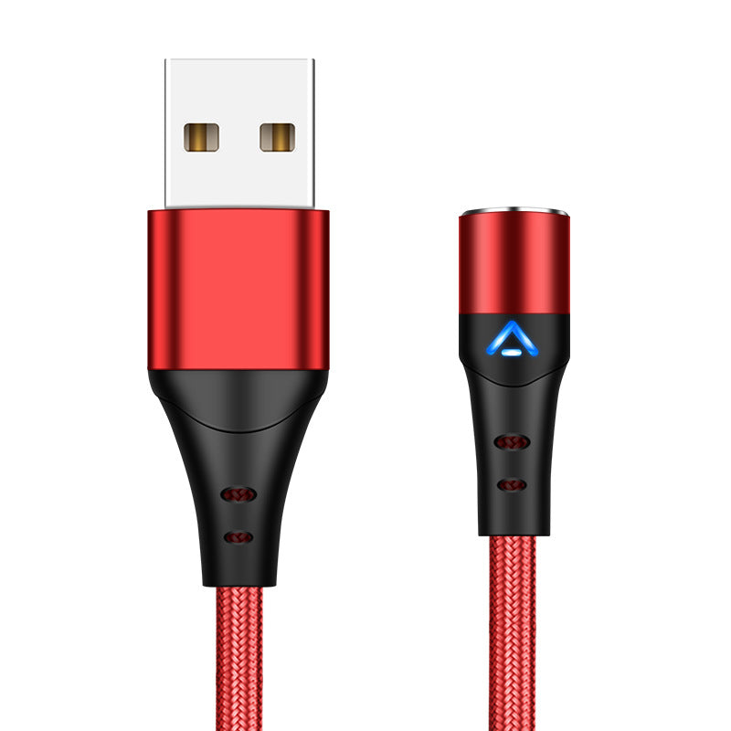 1m 3A Magnetic Attraction Nylon Braided Charging Cable USB Data Cord (No Magnetic Adapter)