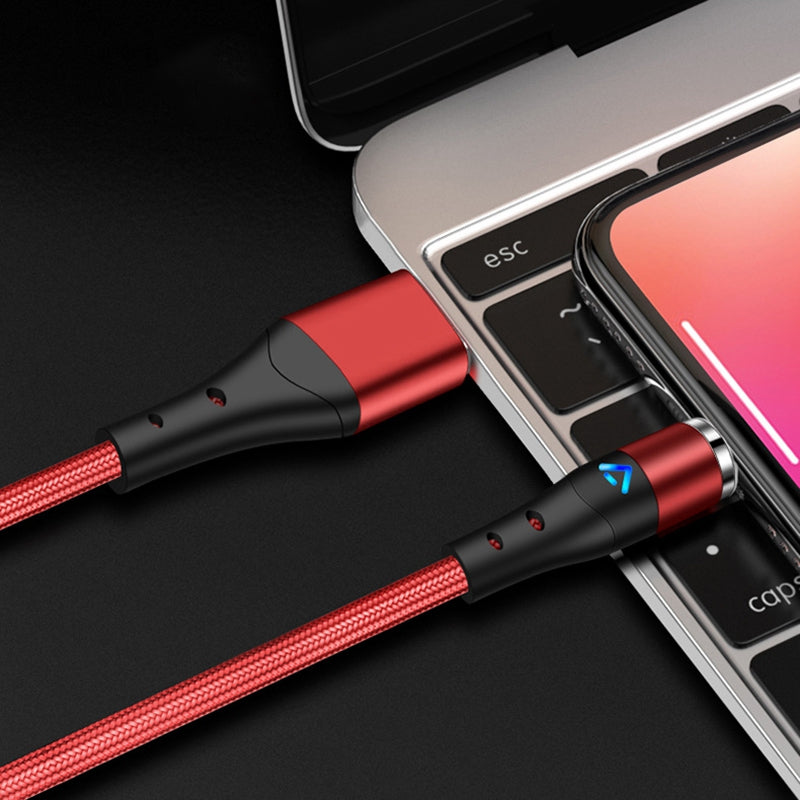 1m 3A Magnetic Attraction Nylon Braided Charging Cable USB Data Cord (No Magnetic Adapter)