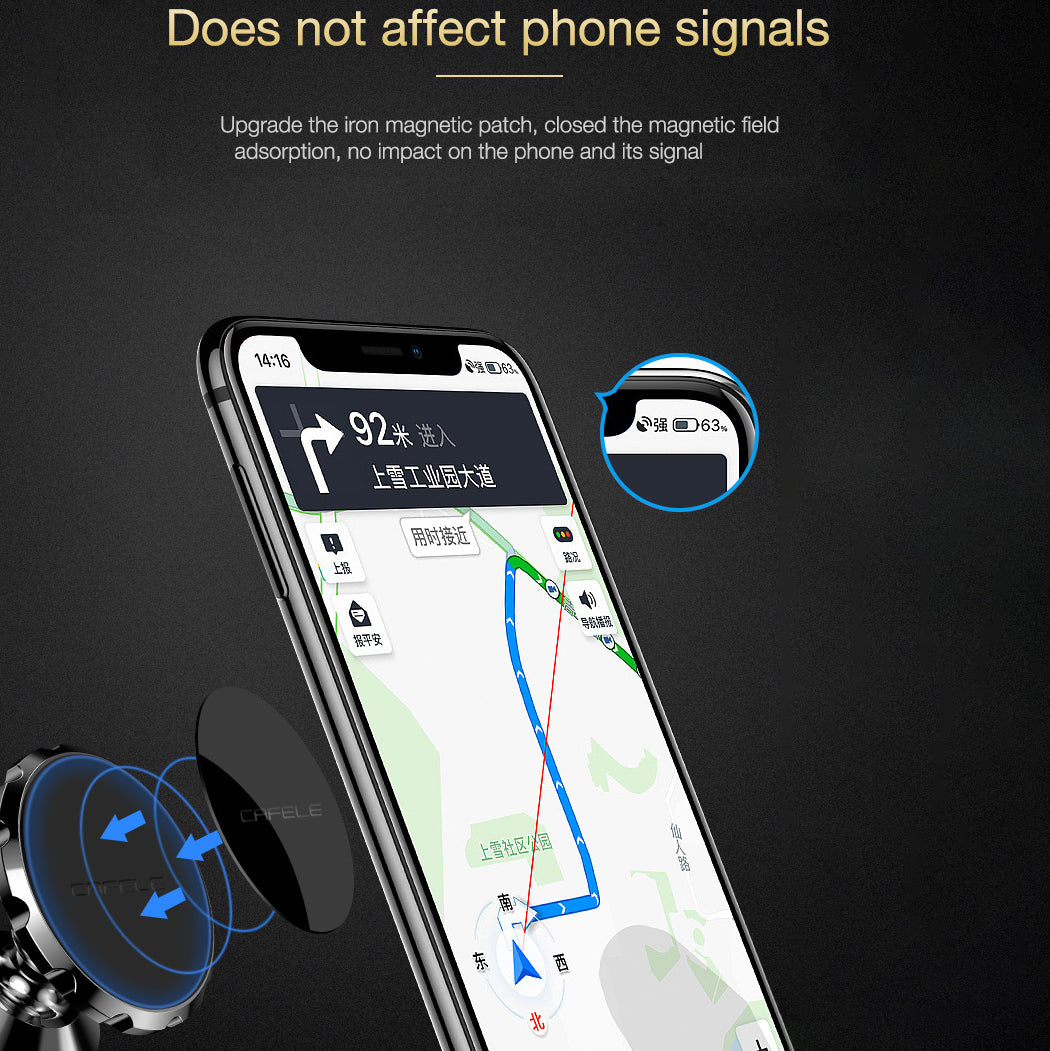 2pcs CAFELE Ultra-thin Magnetic Metal Plate Car Phone Holder Disk Iron Sheet Sticker Strong Magnet for Phone Stand