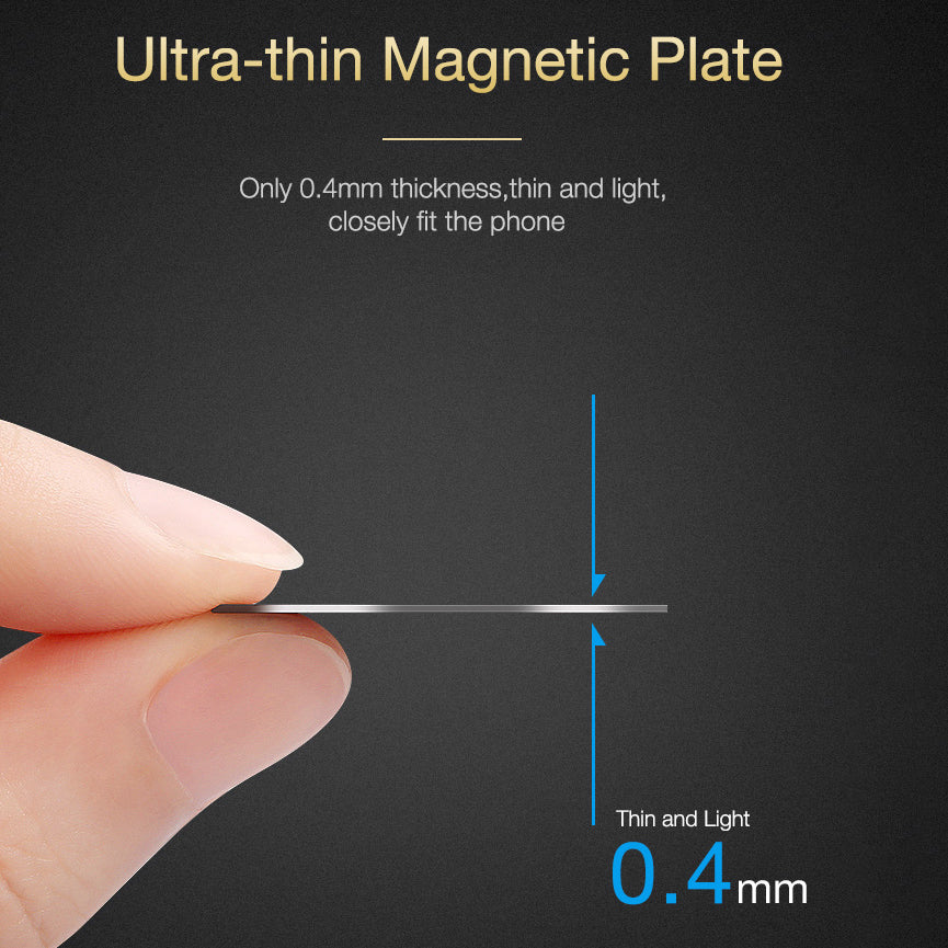 2pcs CAFELE Ultra-thin Magnetic Metal Plate Car Phone Holder Disk Iron Sheet Sticker Strong Magnet for Phone Stand