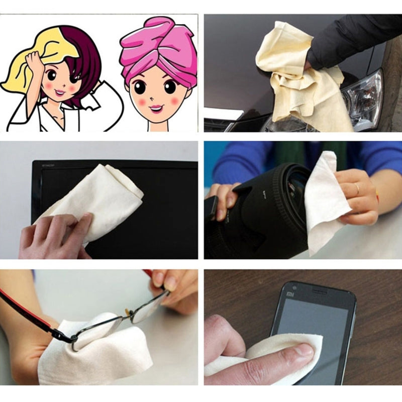 37x43cm Synthetic Chamois Super Water Absorption Vehicle Home Cleaning Cloth Car Washing Towel