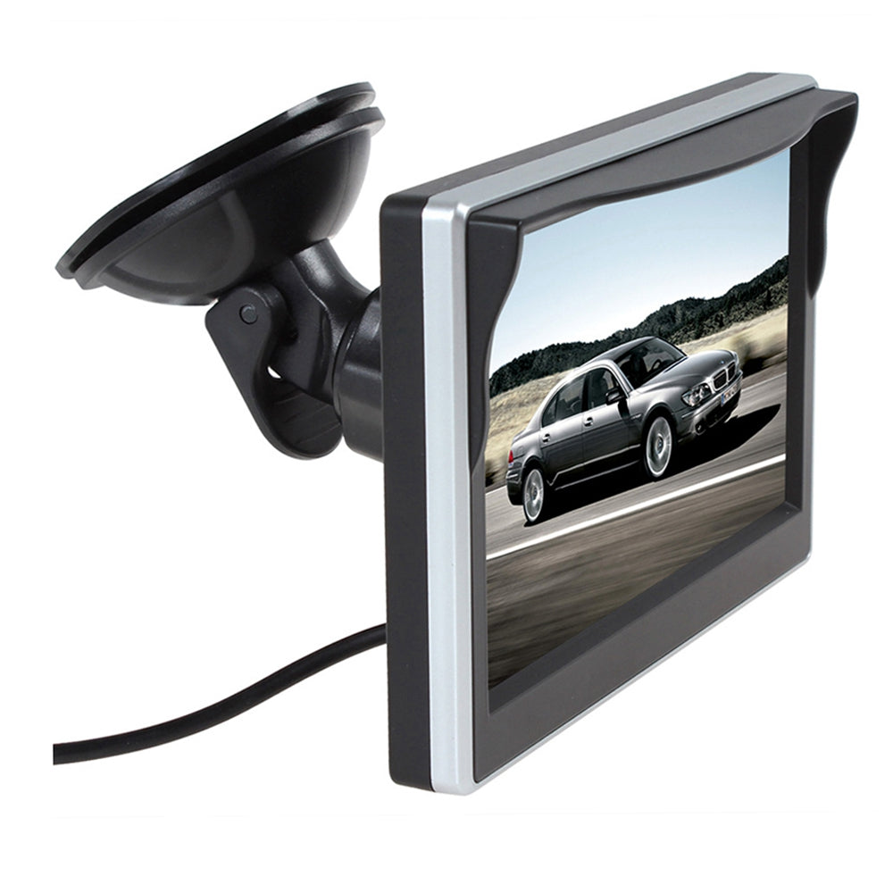 RH-509 5" LCD Display Monitor 8-LED Rear Camera Car Parking Reverse System Kit