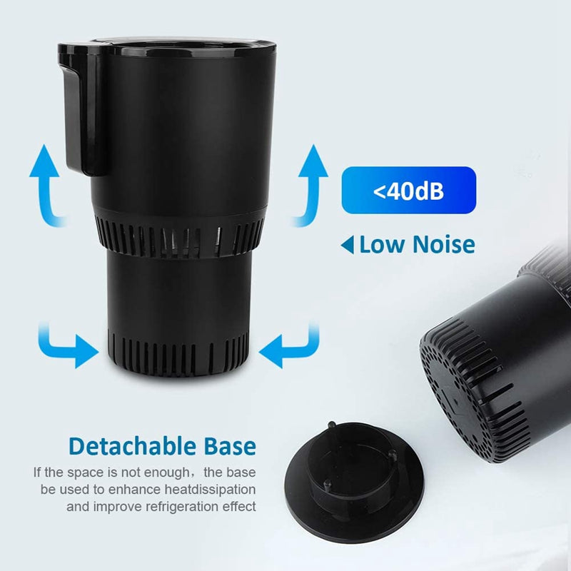 12V 2-in-1 Car Beverage Fast Cooling/Heating Cup Car Insulation Drink Warmer Cooler