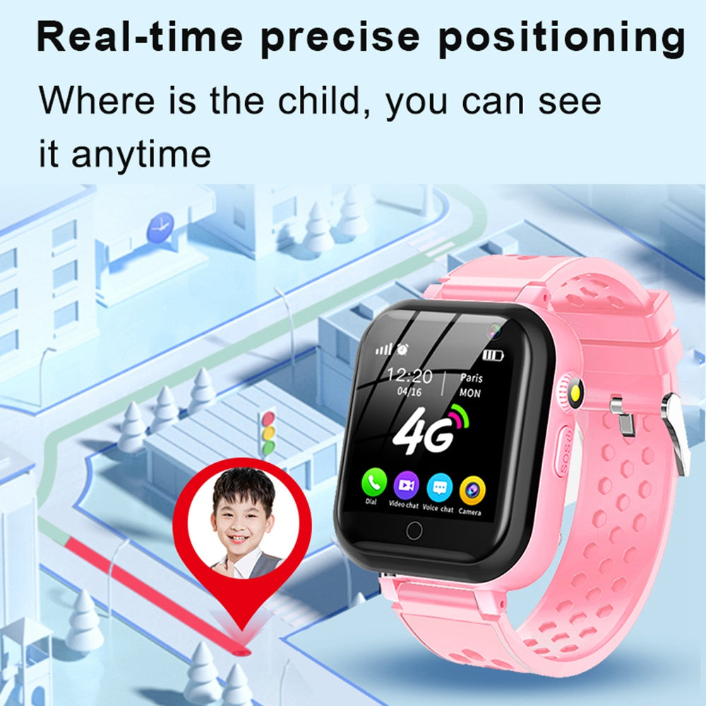T16 1.4 inch Kids Smart Watch Phone GPS Tracker SOS Alert 4G Call Video Call Boys Girls Watch