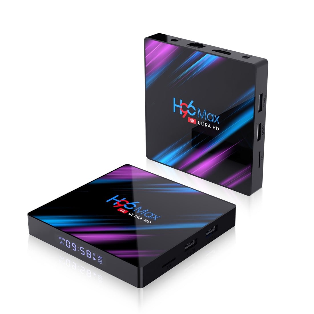 H96 MAX 4+32GB Android 9.0 RK3318 Quad Core TV Box Dual Band WiFi Media Player