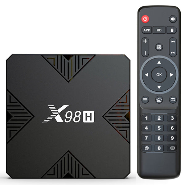 X98H Android 12.0 Smart TV Box Allwinner H618 Dual-Band Wifi6 2.4G / 5G WIFI HD 4K Media Player (2G+16G)