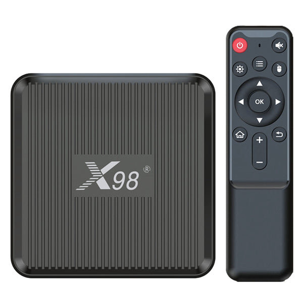 X98Q 2G+16G Smart TV Box 4K Media Player Android 11 Amlogic S905W2 4K 2.4G 5G WiFi H.265 3D Video Set Top Box Receiver