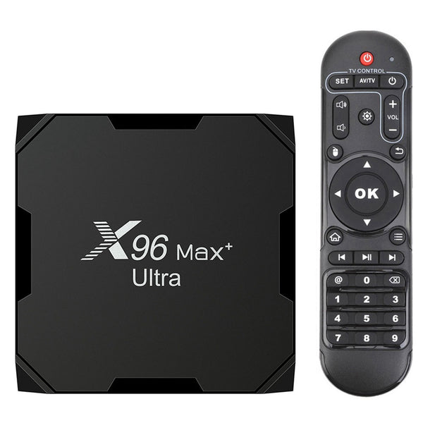 X96Max+ Ultra 2.4 / 5G Dual WiFi 8K TV Box Amlogic S905X4 Quad Core Android 11.0 4G 64G AV H.265 Media Player Set Top Box