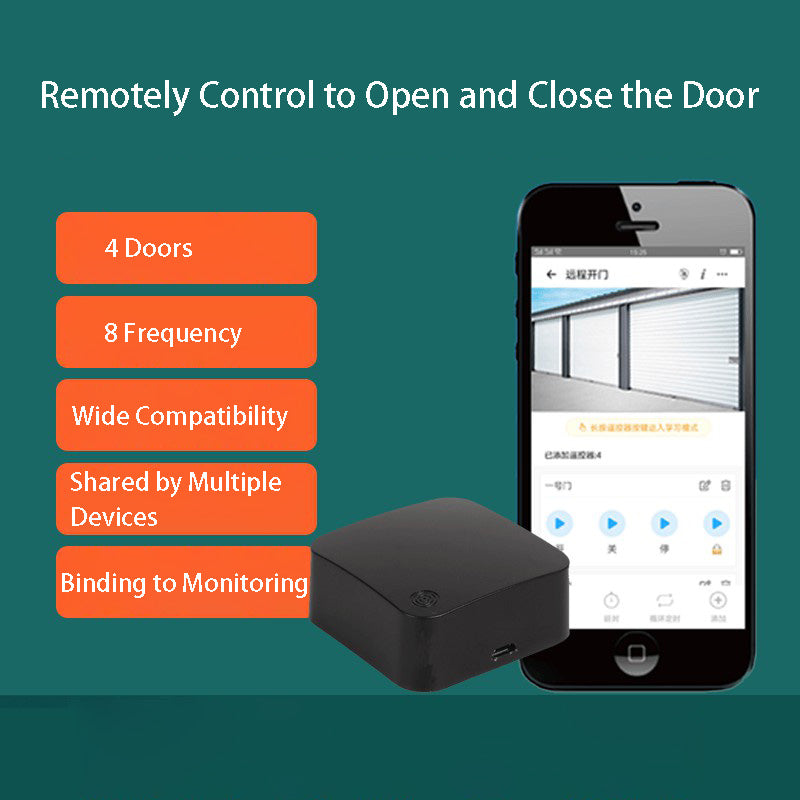 SANT-WR02 Smart WiFi Mobile Phone APP Rolling Gate Door Controller Copy Electric Garage Door Remote Control