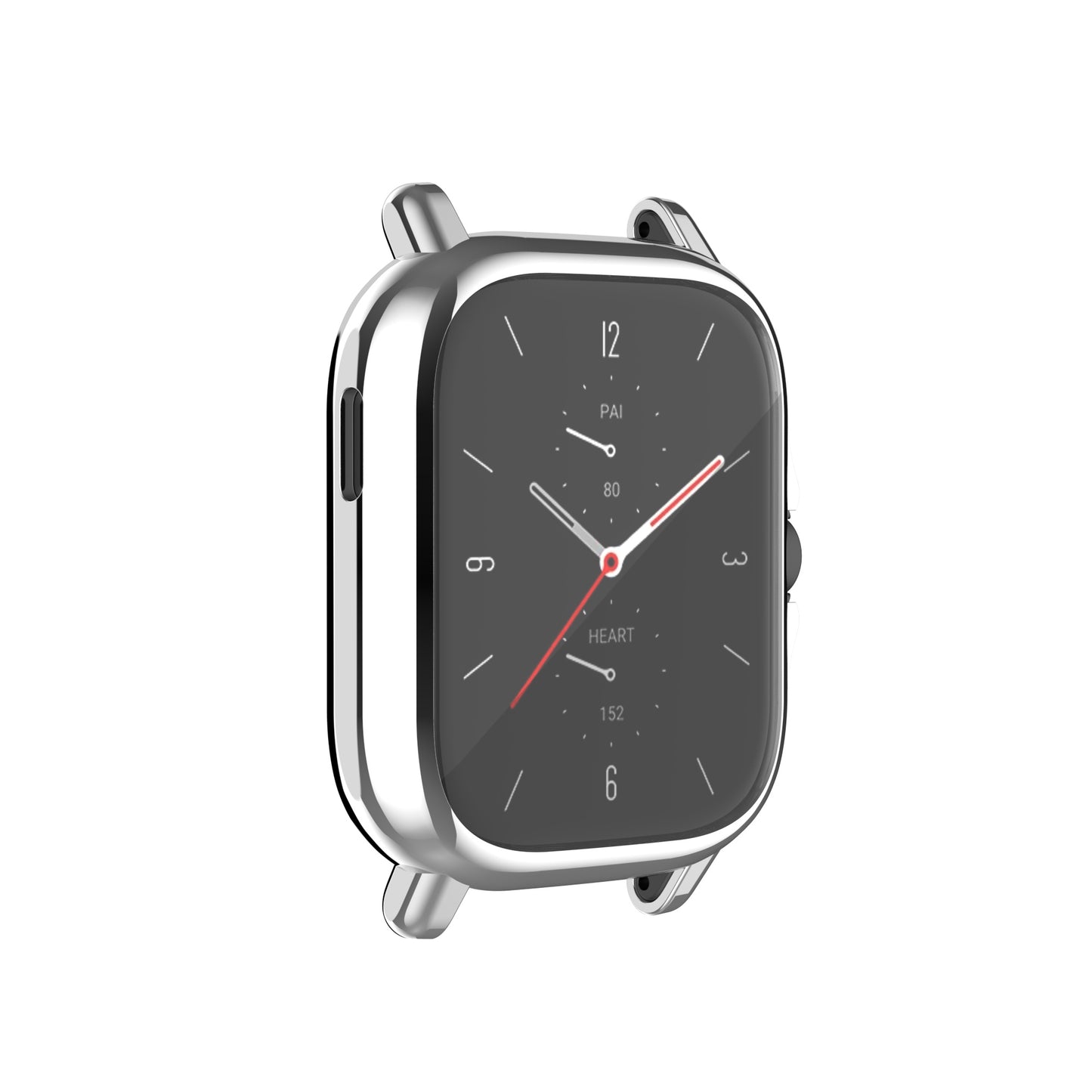 A1968 Electroplating TPU Smart Watch Protective Case Cover Frame for Amazfit GTS 2e/GTS 2
