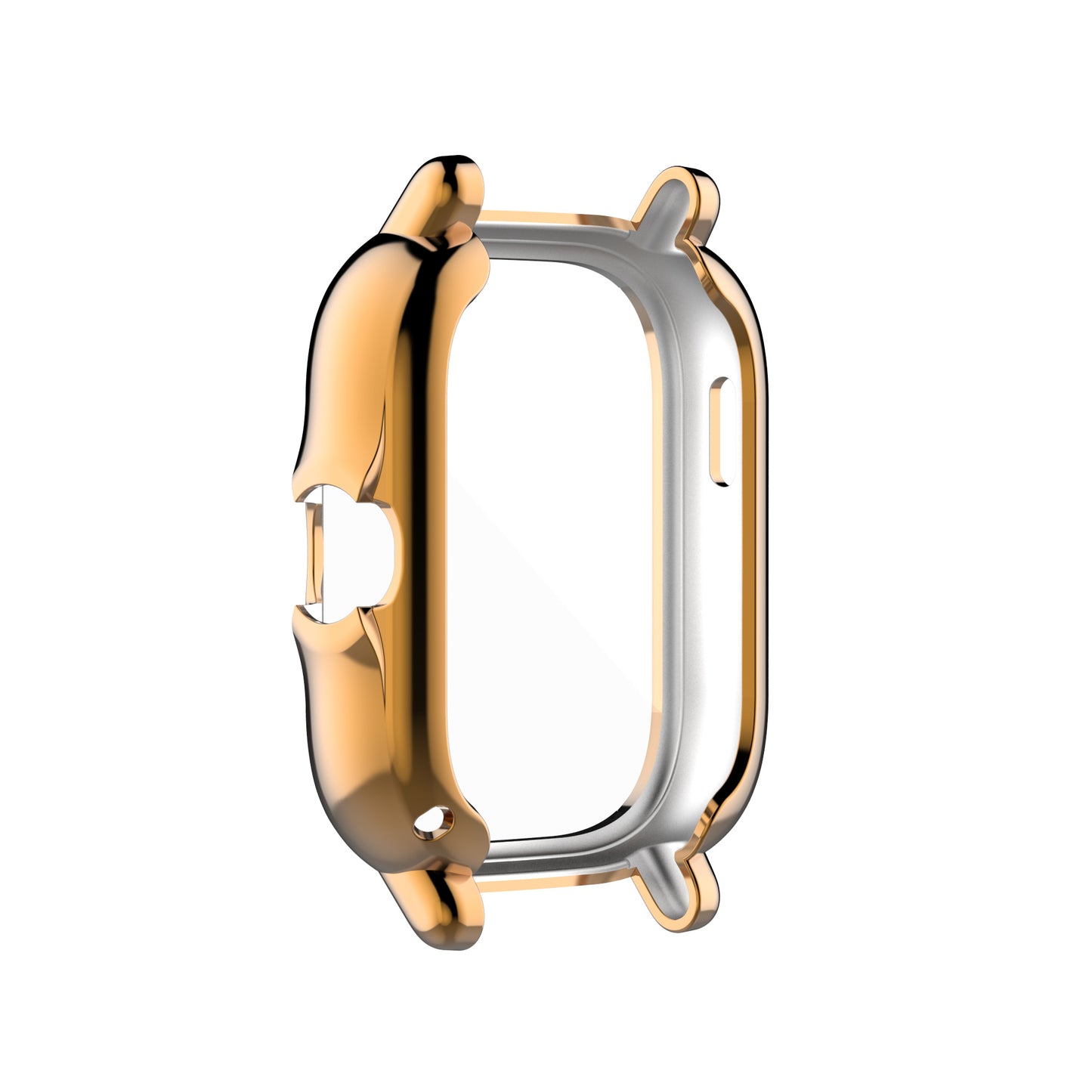 A1968 Electroplating TPU Smart Watch Protective Case Cover Frame for Amazfit GTS 2e/GTS 2