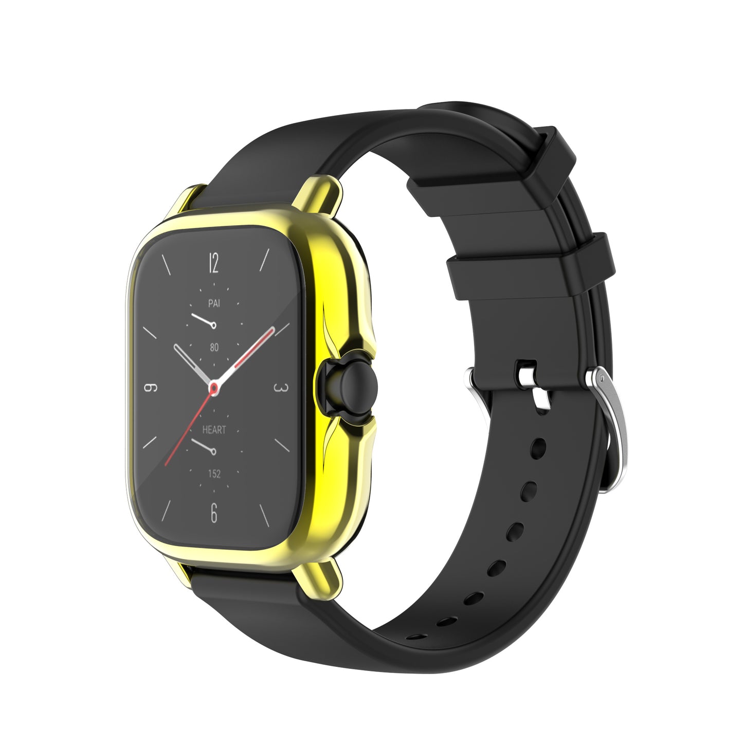 A1968 Electroplating TPU Smart Watch Protective Case Cover Frame for Amazfit GTS 2e/GTS 2