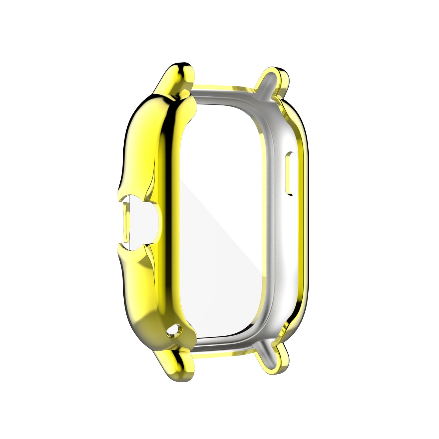 A1968 Electroplating TPU Smart Watch Protective Case Cover Frame for Amazfit GTS 2e/GTS 2