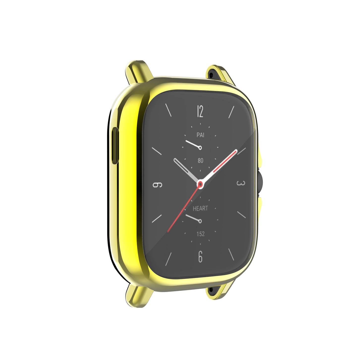 A1968 Electroplating TPU Smart Watch Protective Case Cover Frame for Amazfit GTS 2e/GTS 2