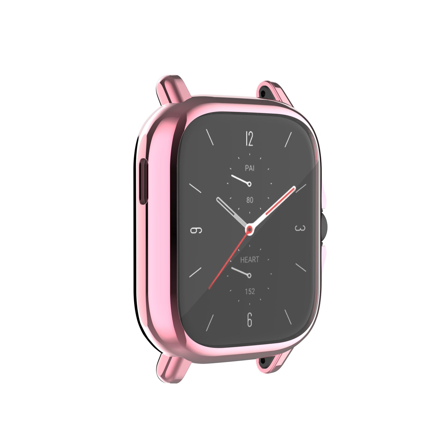 A1968 Electroplating TPU Smart Watch Protective Case Cover Frame for Amazfit GTS 2e/GTS 2