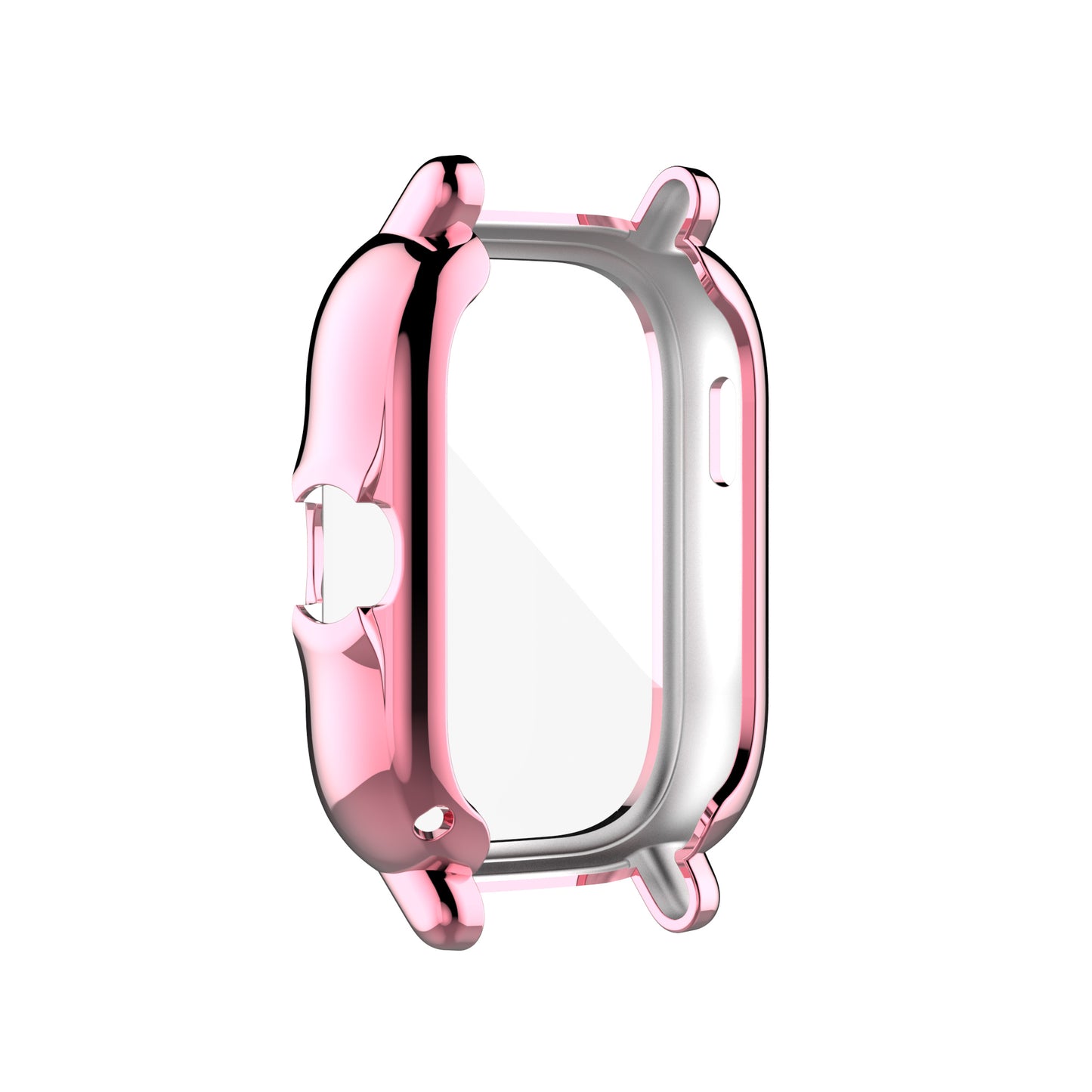 A1968 Electroplating TPU Smart Watch Protective Case Cover Frame for Amazfit GTS 2e/GTS 2