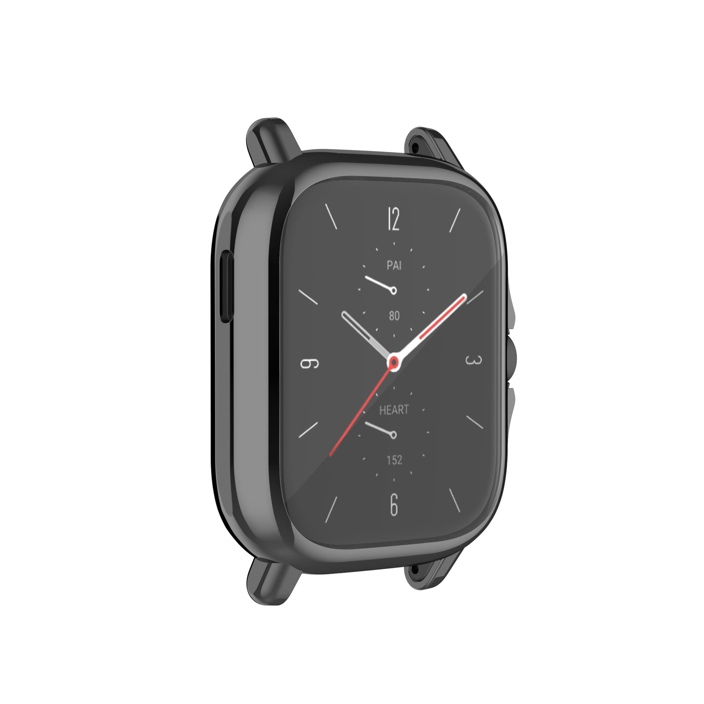 A1968 Electroplating TPU Smart Watch Protective Case Cover Frame for Amazfit GTS 2e/GTS 2