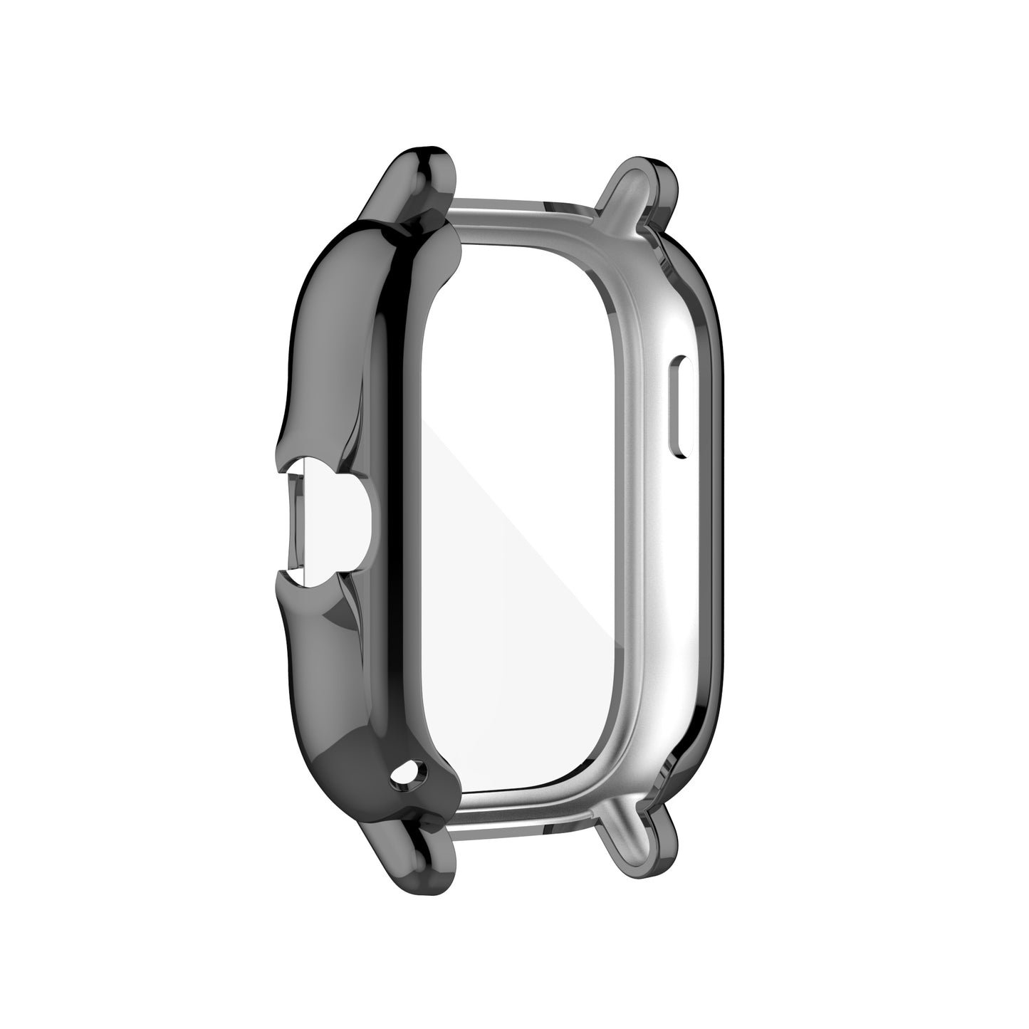 A1968 Electroplating TPU Smart Watch Protective Case Cover Frame for Amazfit GTS 2e/GTS 2