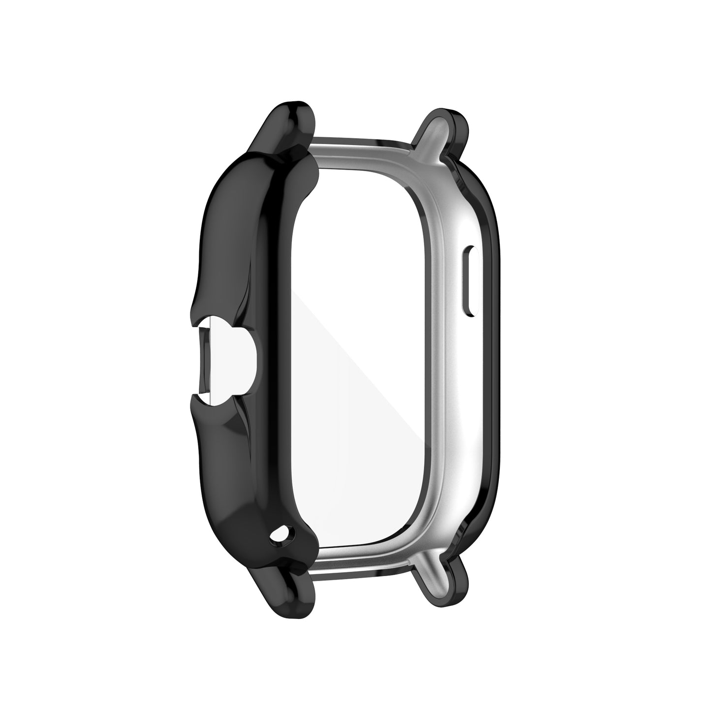 A1968 Electroplating TPU Smart Watch Protective Case Cover Frame for Amazfit GTS 2e/GTS 2