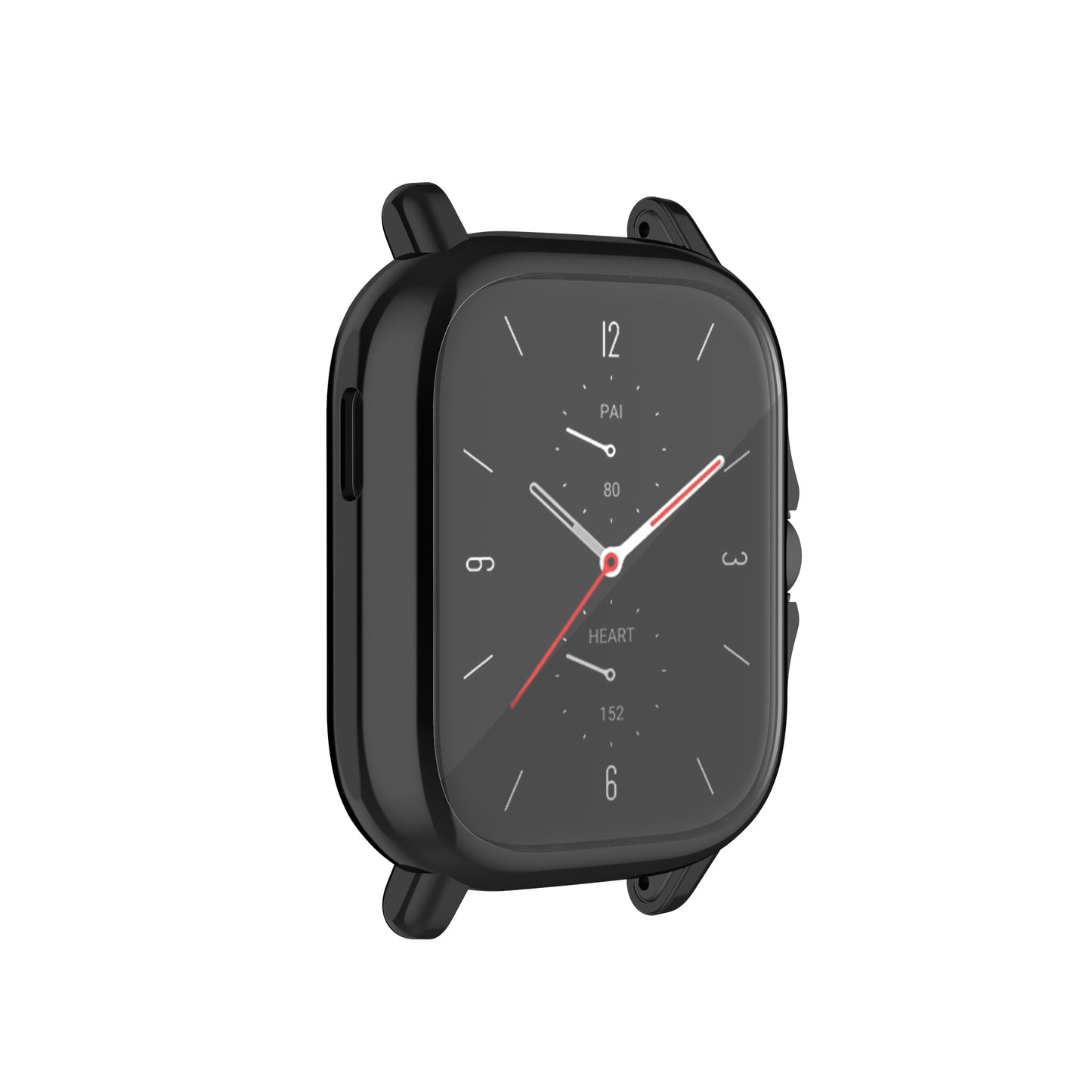 A1968 Electroplating TPU Smart Watch Protective Case Cover Frame for Amazfit GTS 2e/GTS 2