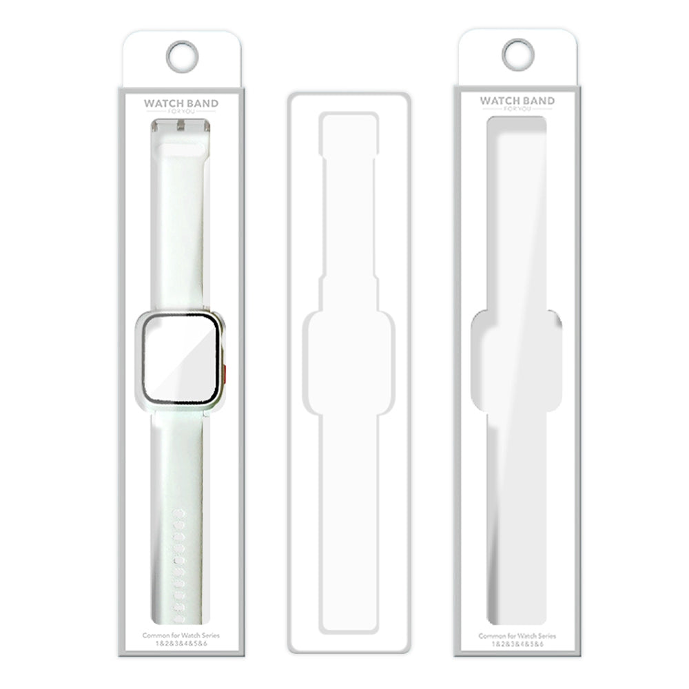 PVC Cardboard Rectangle Bracelet Watch Box Package Cover Case for Apple Watch