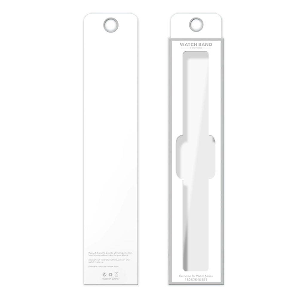 PVC Cardboard Rectangle Bracelet Watch Box Package Cover Case for Apple Watch