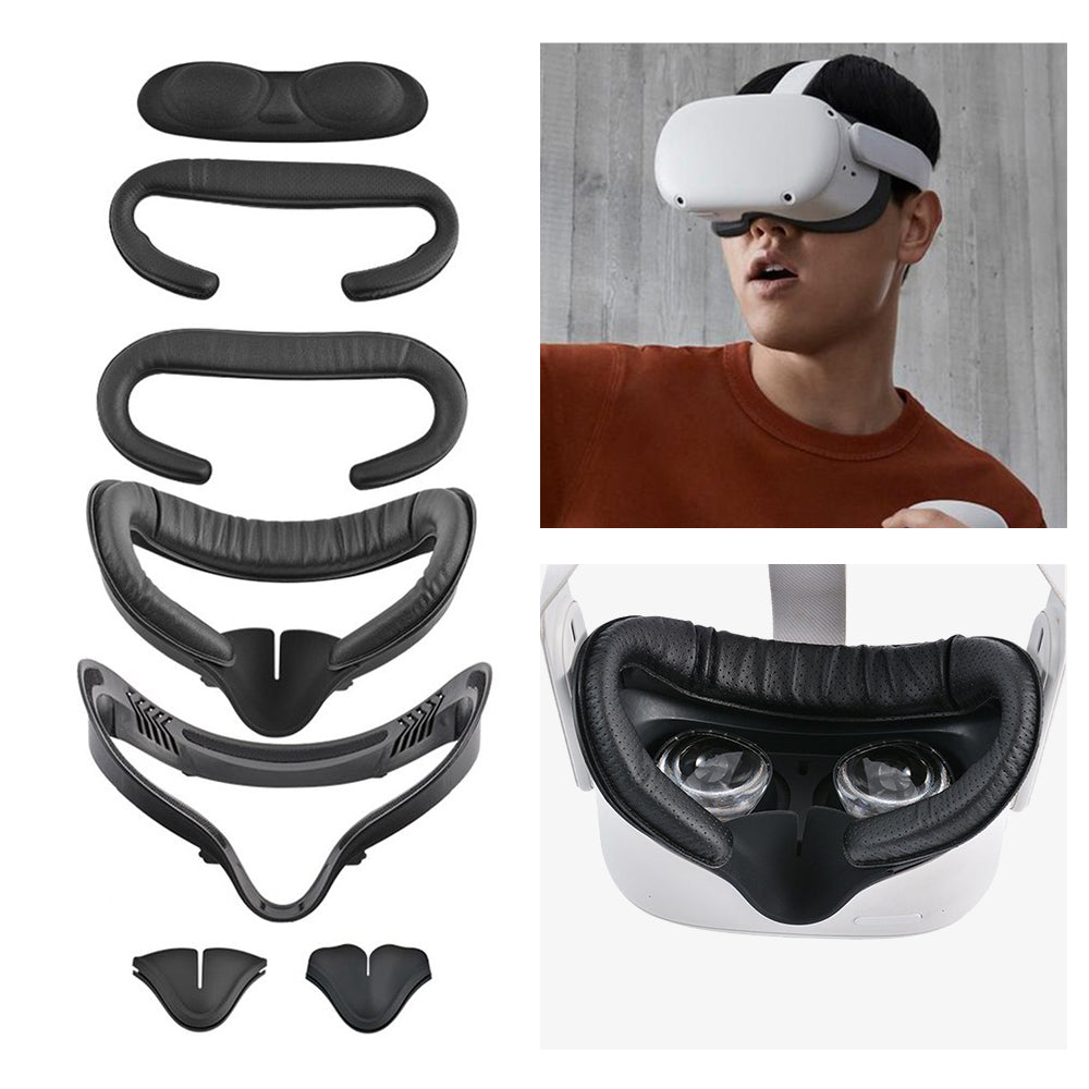 6Pcs/Set Anti-sweat Shading Eye Face Mask Cover Pads VR Accessories for Oculus Quest 2