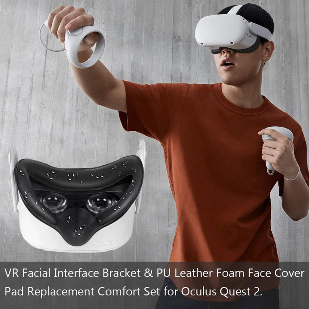 6Pcs/Set Anti-sweat Shading Eye Face Mask Cover Pads VR Accessories for Oculus Quest 2