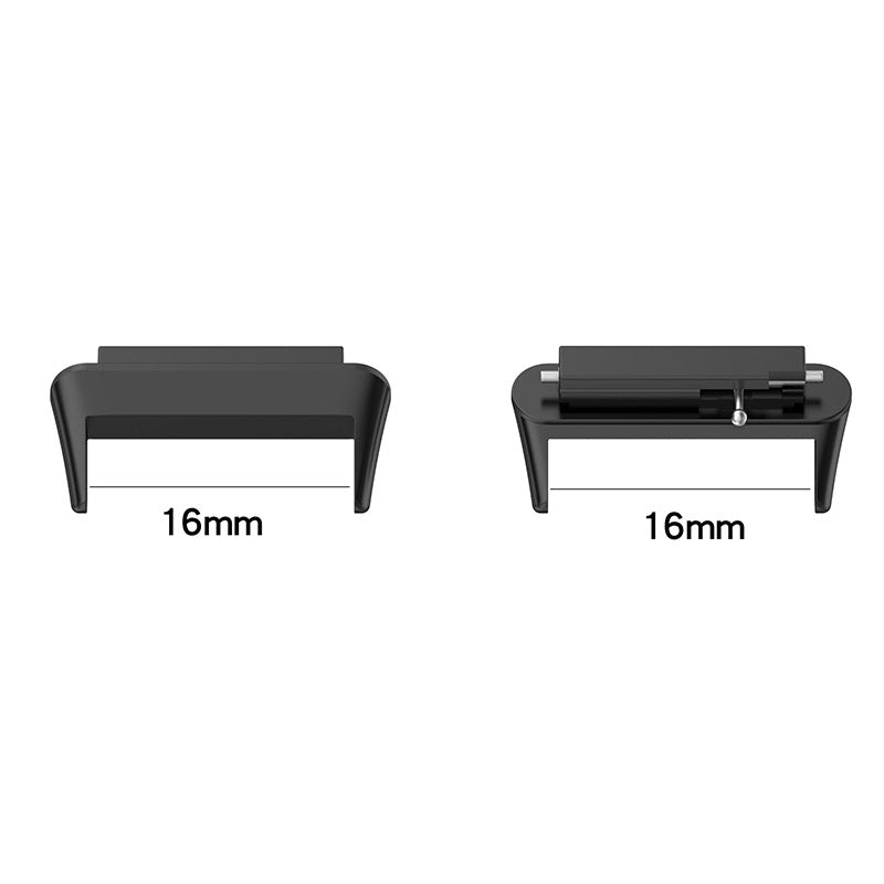 1 Pair Stainless Steel Watch Adapter for Huawei Band 7, Smart Watch Connector Accessory
