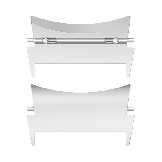 For Samsung Galaxy Watch 5 40mm / 44mm / 5 Pro 45mm 1 Pair Watch Connector Metal Adapter and Spring Bar Pin