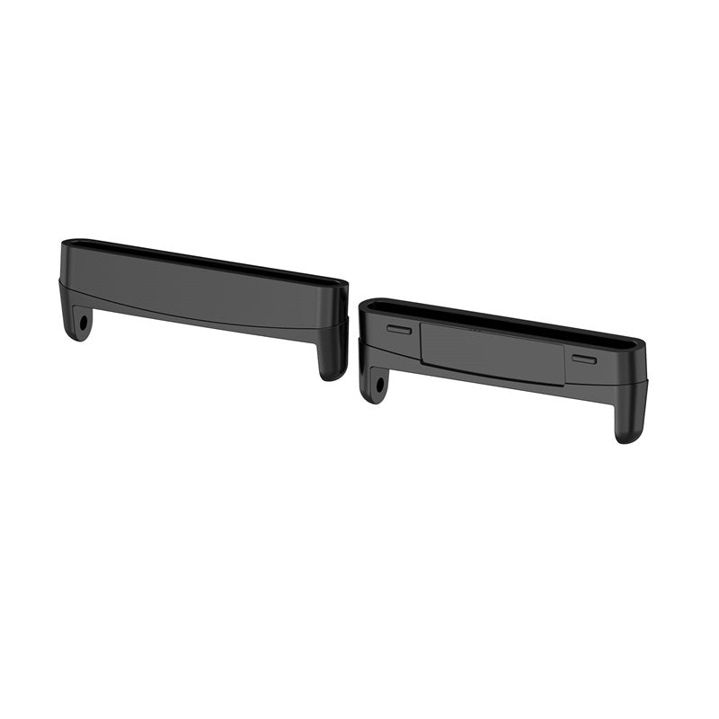 1 Pair Watch Band Adapter for Fitbit Versa 4 / 3 / Fitbit Sense / Sense 2, Watch Strap Metal Connector Replacement