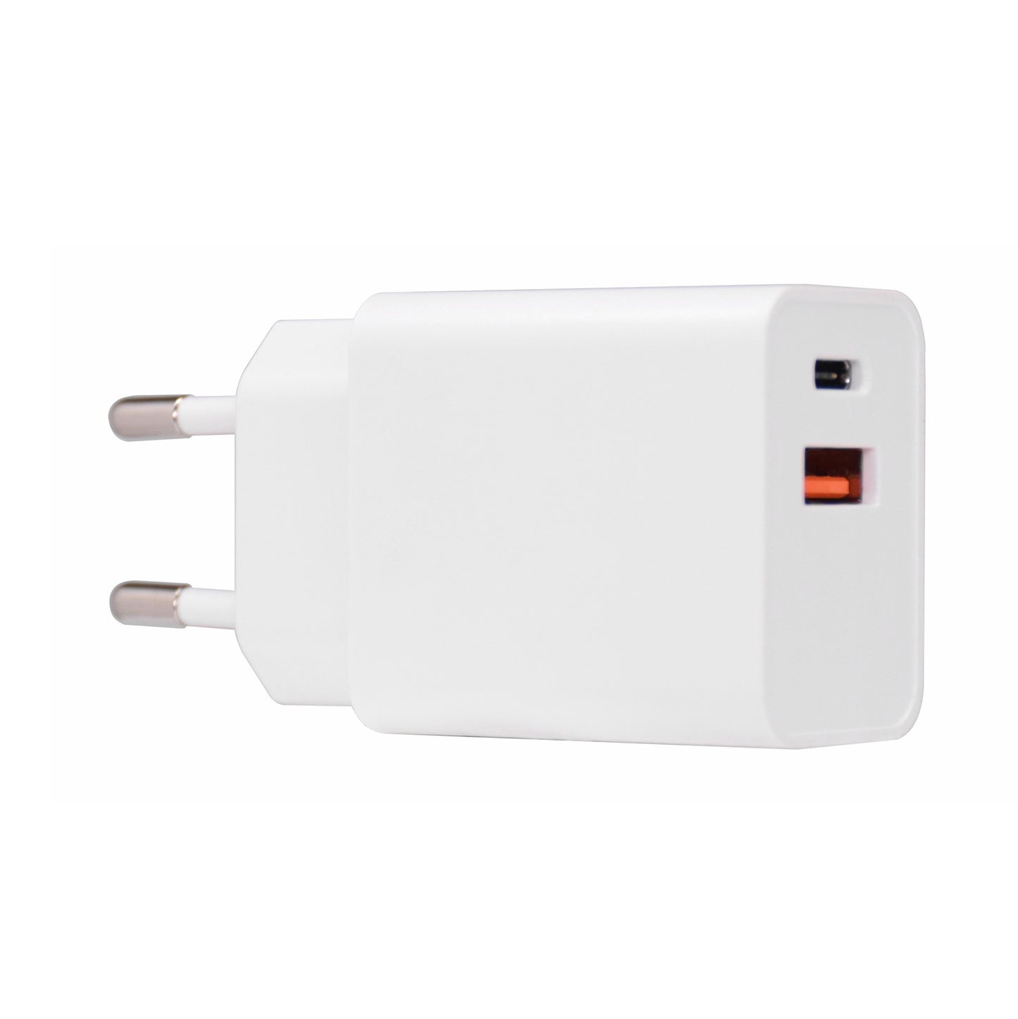 18W USB + Type-C Dual Ports Quick Charge Travel Charger