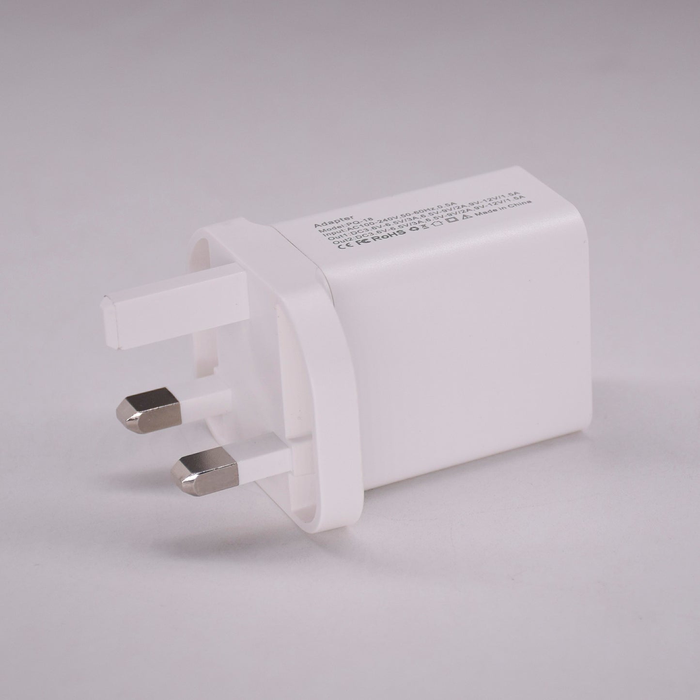 18W USB + Type-C Dual Ports Quick Charge Travel Charger