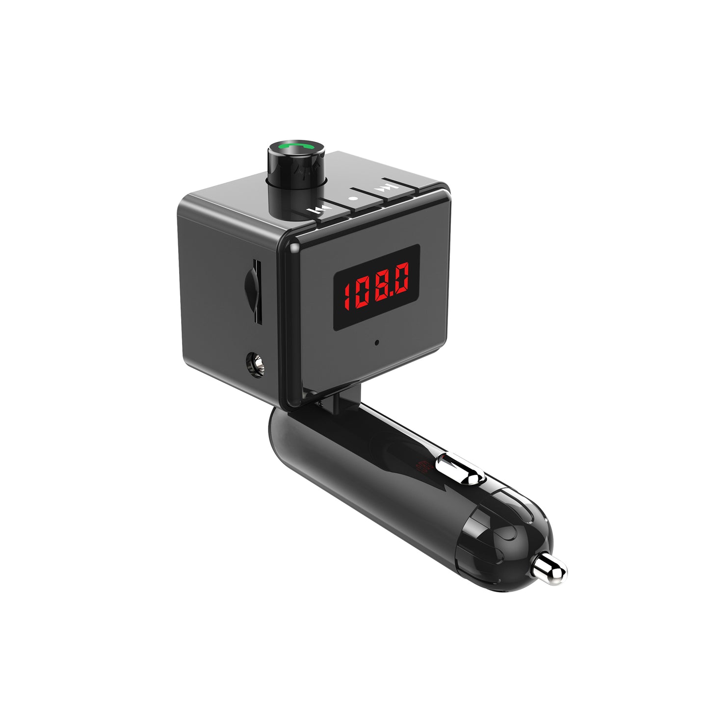 BS6 Car MP3 Player Bluetooth Hands-free Car Kit FM Transmitter Dual USB Car Charger