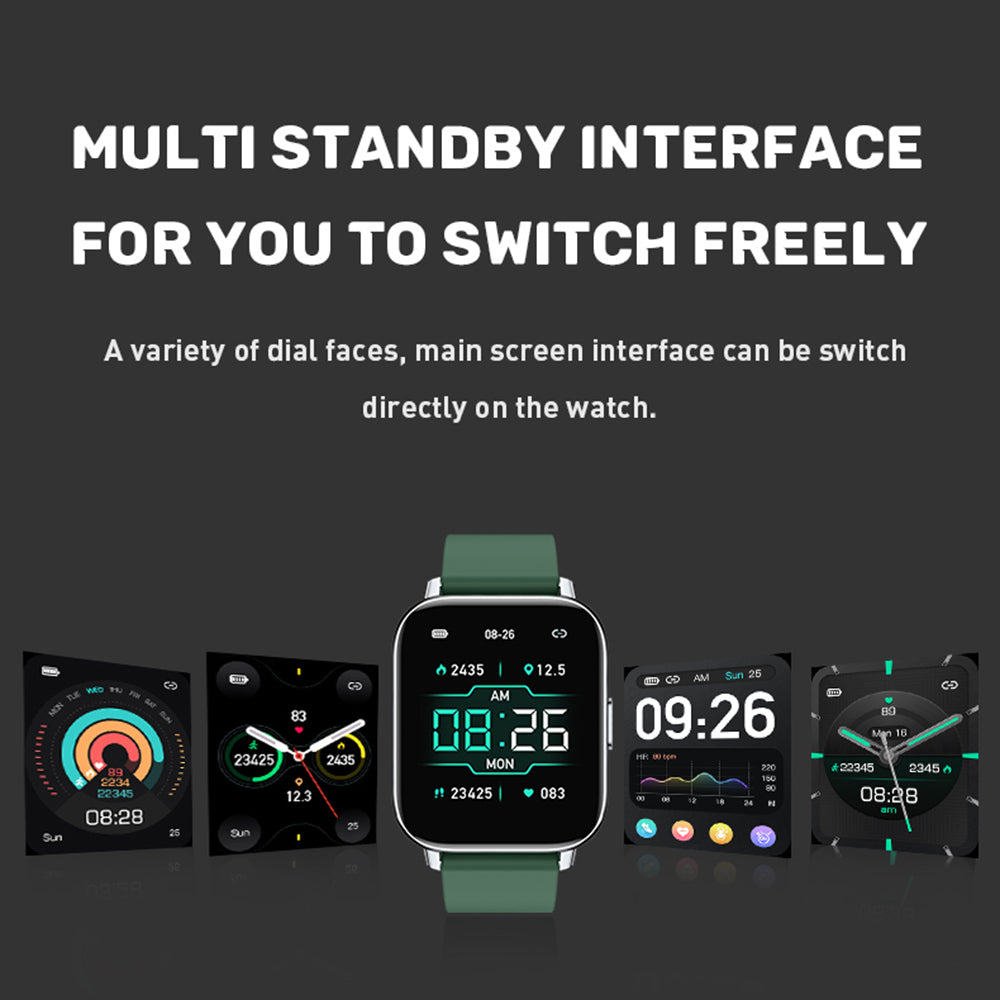 P32 Bluetooth Call Smart Watch 1.65inch Sleep Blood Pressure Heart Rate Fitness Tracker Waterproof Sport Bracelet