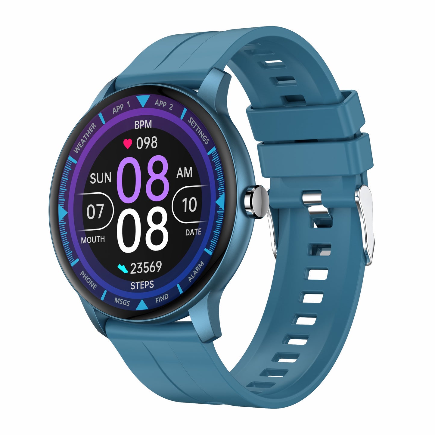 Z2 Smart Watch 1.3inch Round Screen Wristwatch Support Bluetooth Call Heart Rate Monitor